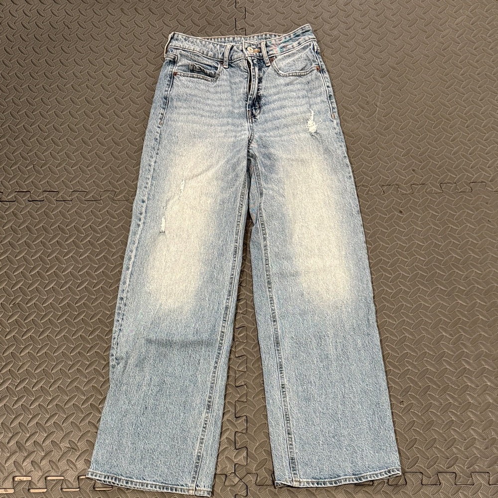 Old Navy Classic Blue Straight Leg Jeans